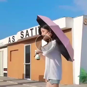 [ Konbini ]  UV Fashion Automatic Foldable Umbrella Auto Open Close One Handed Windproof Umbrella