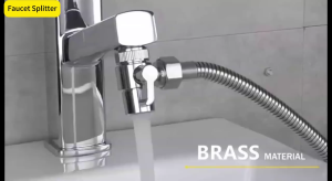 HT - Konektor Cabang Kran Wastafel Sambungan Spliter Diverter Valve KC3W