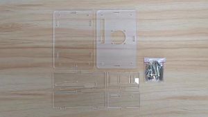 Orange Pi 5 Acrylic Case  for Orange Pi 5 4 /  8 / 16GB RAM RK3588S Single Board Optional Cooling Fan Heat Sink