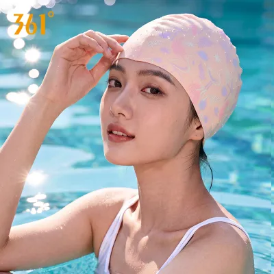 361° | Mũ bơi dành riêng cho tóc dài bằng silicone thoải mái không siết chặt