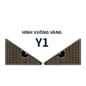 2 Đèn Cảnh Báo LED Mắt Quỷ Nhấp Nháy Trang Trí Kính Chắn Gió Ô Tô Đèn Tạo Không Khí USB Phụ Kiện Xe Hơi Thú Vị