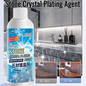 Stone Crystal Plating Agent Marble Scratch Repair Tile Brightening Restoration Marble Polishing Cleaner Stains Repair Waterproofing Long-term Protection Brightener