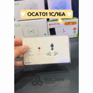 (Rạng Đông) Các loại Ổ cắm âm tường Ổ cắm chống giật OCAT Mặt kính cao cấp