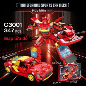 CHAOSHENGDONGMAN | Đồ Chơi Xe Hơi Biến Hình Robot cho Bé Trai