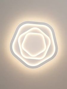 โคมไฟเพดานห้องนอนที่ทันสมัยเรียบง่าย/ไฟห้องนั่งเล่นสีขาวนอร์ดิก/ไฟห้องหลักที่เรียบง่าย