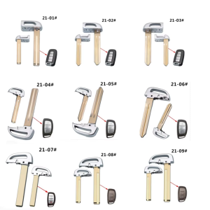 1/5pcs Smart Emergency Key Blade Fit For Hyundai Tucson Mistra Elantra IX35 Sonata Kia K2 K5 Sportage Santa Fe Equus Azera El