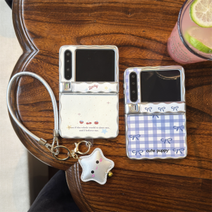 Creative Wave Edge Cherry Butterfly Knot Huawei PuraX Phone Case Foldable Screen Purax Leather Anti-fall Full Cover Personality Womens Style Flip Cover