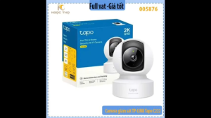 Camera Wi‑Fi TP‑Link Tapo C222 – 2K QHD 4MP – Quay 360° – Hồng ngoại nâng cao – Đàm thoại 2 chiều – MicroSD 512GB