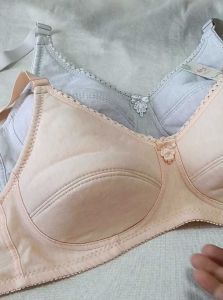 (EB258) Plus Size Wireless Cotton Bra light sponge full cover bra r BC cup