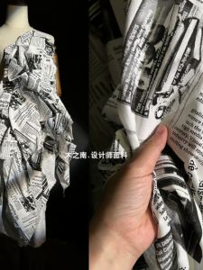 Vải in Chữ Cái Tiếng Anh Vải DIY Vải Thiết Kế Trang Phục Vải Cotton Polyester Vải Trang Phục Vải Trang Trí Vải Lụa