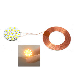 Wireless Coil Induction Receiver Light LED Lamp For Wireless Power Supply Transmitter Maglev Magnetic Levitation Lamp