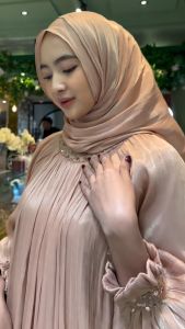 BEST SELLER MIDINA GAMIS SHIMMER KONDANGAN APLIKASI PAYET BIG SIZE DRESS SHIMMER SILK PREMIUM DRESS BRIDESMAID PESTA CASUAL