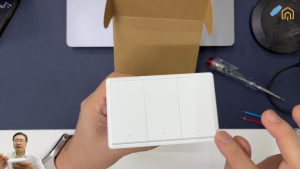 Tuya Matter WiFi Universal Piano Smart Switch ทูย่าสวิตช์อัจฉริยะแมทเทอร์แบบปุ่มกด Apple Google