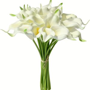 1/3/5Pcs Calla Lily Artificial Flowers Bouquet 35CM Fake Flowers for Home Room Decor Wedding Decoration Bridal DIY Vase Ornament