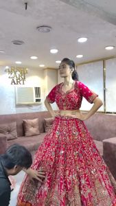 [PRE-ORDER 15 DAYS] SEMISTITCHED BRIDAL LEHANGA CHOLI {ETA:2025-12-31}