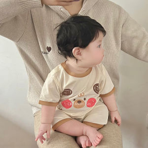 cat and  fish | Summer Cotton Baby Onesie