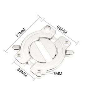 Strong Furniture Hinges Fixing Fitting Alloy Table Top Connector Latch Bracket Conference Desktop Combination Fastener Hardware