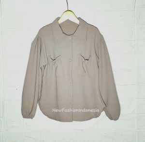 kemeza anak perempuan terbaru sofia basic usia 2-12th bahan crinkle airflow adem dan lembut di pakai anak