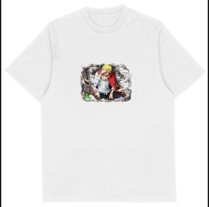 MMOPTOP   Mens  Clothing  Comfortable  To  Wear   Cotton  Shirt  With  Printed   Graphic  Anime  One  Piece  Design