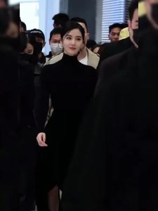 Ge·an·fei | Áo Len Cổ Đô Màu Đen