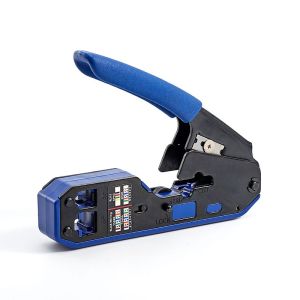 Pass Thru RJ45 Crimper Tool for Cat5 Cat5E Cat6 8P Cable Crimper Pressing Clamp Tongs CRIMPING TOOL