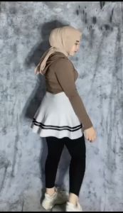 ROK MINI SKIRT FLARE LIST / ROK SENAM LIST PENDEK WANITA / ROK OLAHRAGA SPORT JOGING BULUTANGKIS GYM BERSEPEDA