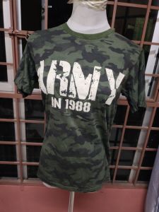 ARMY STYLE TEE SHIRT PRELOVED SIZE M