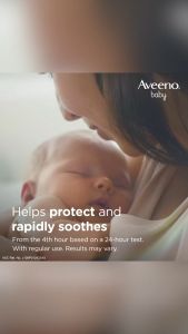 Aveeno Baby Soothing Relief Moisture Baby Cream 227g - Newborn Baby Essentials Baby Care Baby Body Lotion Lotion For Baby Sensitive Skin Eczema Atopic Dermatitis