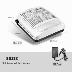 Jmofo | Adjustable Speed Powerful Nail Dust Collector with Filter