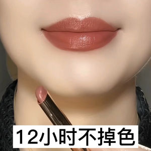 Long-Lasting Cinnamon Milk Tea Color Lipstick Non-Stick Cup Brightening Waterproof Moisturizing Lipstick by Lanyi Beauty Tools