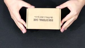 USB 3.0 2.5” SATA HDD Enclosure Transparent – Tool-Free 5Gbps Speed Support 2TB UASP Compatible