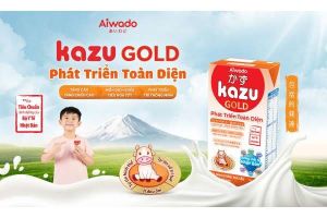 Thùng Sữa Bột Pha Sẵn Aiwado Kazu Gold Phát Triển Toàn Diện 110ml . phát triển toàn diện