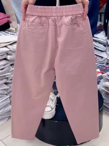 Womens Casual Harlan Pants High Waist Slimming Quick Dry Loose Elastic Autumn New Style Versatile Solid Color plus Size