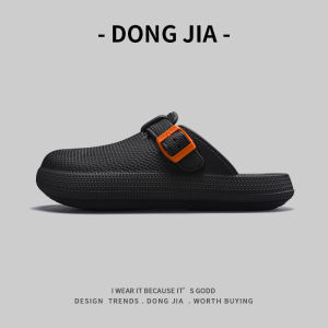 Export Japanese Single Toe Cap Slipper Men and Women Couple Summer Outwear Plain Beach Shoes Fashion All-Match Boken Slippers