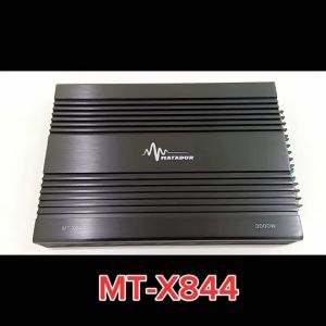 kimphat  เพาเวอร์แอมป์ รุ่น MT-X844 เพาวเวอร์คลาสเอบี เครื่องเสียงรถ Class-AB 3000W.max สำหรับขับ กลางแหลม สีดำ เพาวเวอร์คลาสเอบี