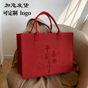 กระเป๋าผ้าขนสัตว์สีแดง กระเป๋าถือสำหรับงานแต่งงาน กระเป๋าใส่ของขนาดใหญ่ กระเป๋าถือแบบลำลอง กระเป๋าถือแบบเปิดเต็ม กระเป๋าถือแบบมีซิป กระเป๋าถือแบบมีสายสะพาย