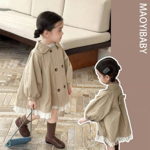 Belted Double-Breasted Mid-Length Coat