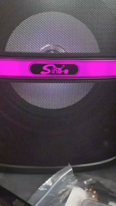 Z0S-8183 Portable Bluetooth Karaoke Speaker with Rechargeable Wireless Microphone 8" Super Bass & LED Lights