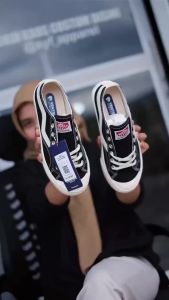 Terbaru Ventela Public Low Black Natural - Sepatu Sneaker Ventela Pria Dan Wanita Hitam Putih Sneakers Casual Shoes Termurah