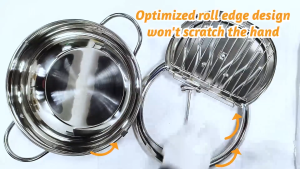 Japanese Style Deep fryer Pot with Oil Drip Drainer Rack 304 Stainless Steel Frying Pan for French Fries Chicken Wings Shrimp