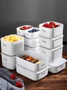 Refrigerator Preservation Box Portable Lunch Boxes, Food Storage Containers Microwave Bowls Fresh Bento Containers