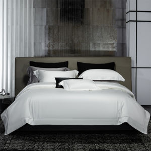 Luxurious 160-Thread Count Egyptian Long-staple Cotton Bed Sheet and Duvet Cover Set