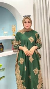 Kaftan Arab Jumbo Wanita Rayon Premium Adem Murah LD 160