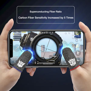 DAMILE WZT Finger Gaming Sleeves Professional Finger Sleeve for Gaming Touch Screen For Girl Walking Breathable Sweat-proof Mobile Game Finger Covers