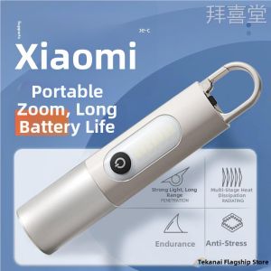 TEKANAI | High-intensity Rechargeable Portable Multifunctional Smart LED Flashlight