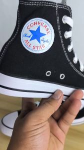 Sepatu Sneakers Converse All Star Classic HI Black White Egret/ Sepatu Sekolah