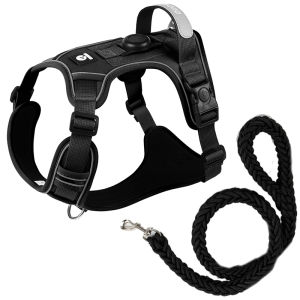 Pomu Dog Leash Vest Style Pet Chest Strap Large Medium Dogs Labrador Anti Explosion Walking Rope Pet Supplies Dog Harness