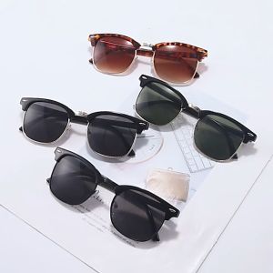 Kính râm nửa gọng thời trang Broobelt nhiều màu kính mát đi biển chống tia UV cho nam nữ