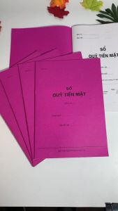 Combo 5 quyển sổ quỹ tiền mặt - Bộ Tài Chính Phát Hành