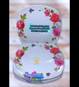Piring Melamin Tebal Isi 12 Pcs: Promo Gratis Ongkir & Bayar Di Tempat